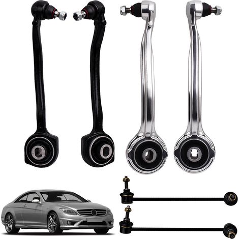 QUERLENKER SATZ 6-TEILIG VORNE FÜR MERCEDES BENZ C-KLASSE W203 S203 CL203 C209 (1/5)