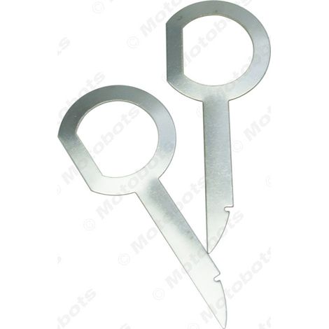 Outils pour le démontage et l'installation des clés de systèmes audio d'origine Volkswagen et Audi, et pour le démontage et l'installation des lecteurs CD/DVD de réparation automobile. (1/4)