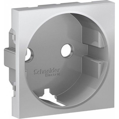 Tapa schuko aluminio SCHNEIDER NU903730