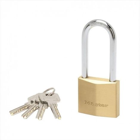 MASTER LOCK Messing-Schlüsselvorhängeschloss, L. 50 mm MASTER LOCK