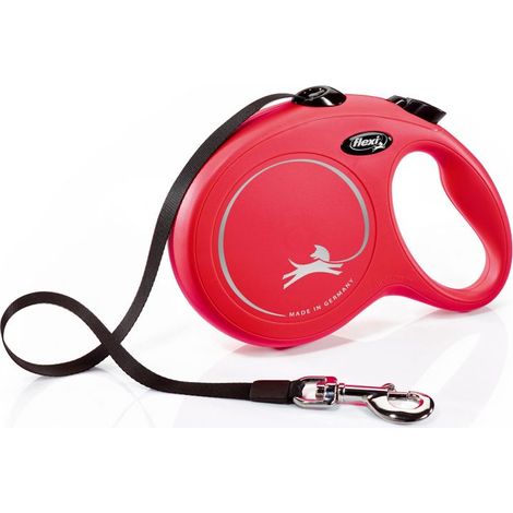 Laisse New Classic L Tape 8 m red Flexi CL30T8-251-R-20