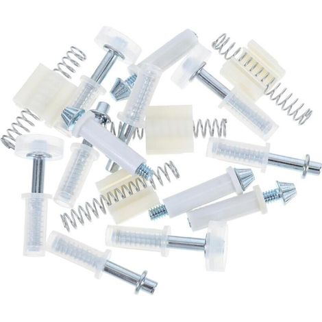 Set di 16 accessori per porte scorrevoli, rulli per ante di armadi, ante scorrevoli per armadi - Crezuo (1/4)