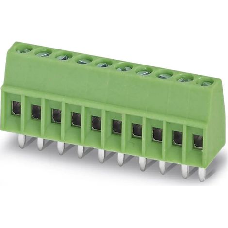 [NEUWERTIG] B-Ware Phoenix Contact Schraubklemmblock Klemmleiste 8polig Grün 100 Stück Leiterklemme