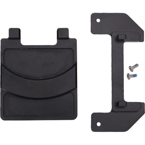 Goulotte de purge pour impression 3D déflecteur remplacement pour Bambu Lab P1S alliage d'aluminium CNC filament déchet glissière baffle noir (1/5)