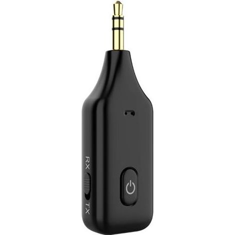 Adaptateur Bluetooth Voiture Aux 3,5mm Jack,Bluetooth V5.1 RX TX Recepteur Transmetteur Kit Main Libre Voiture,Emetteur Bluetooth pour Système Stéréo,PC,TV,Audio,Autoradio,Voiture,Musique (1/5)