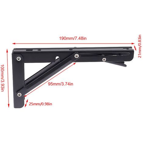 Table pliante avec support pour caravane/camping-car (1 pièce) - (1/5)