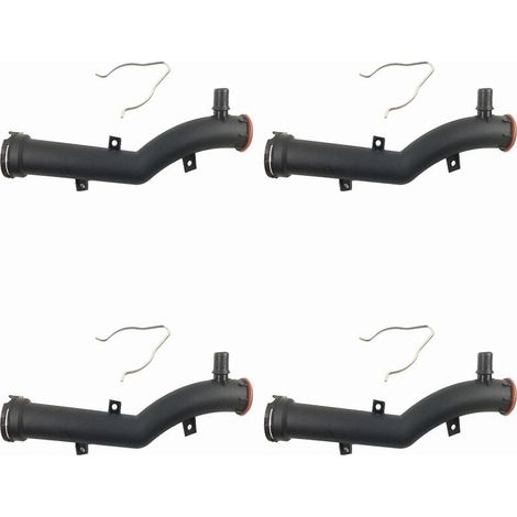 Convient pour quatre tuyaux de liquide de refroidissement moteur 9800661880 1351VF, avec clips de verrouillage métalliques, compatible avec C4 207 308. (1/3)