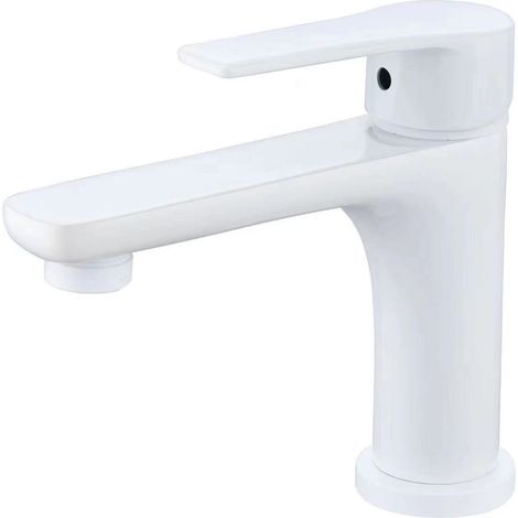 CCYKXA Badezimmerarmatur aus Messing (weiß)