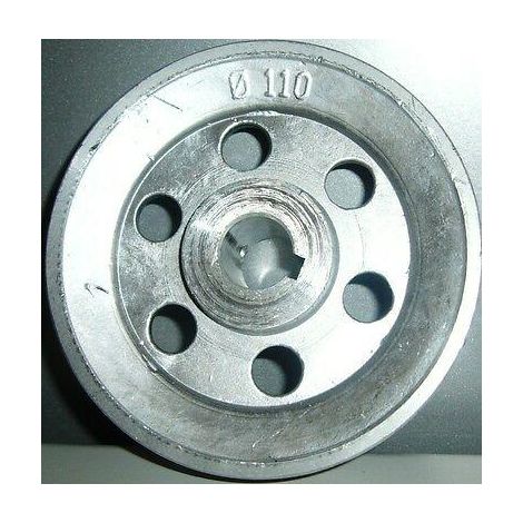 PULEGGIA VOLANO MOTORE ELETTRICO D.110 - 1GOLA - FORO 19 ABAC ORIGINALE
