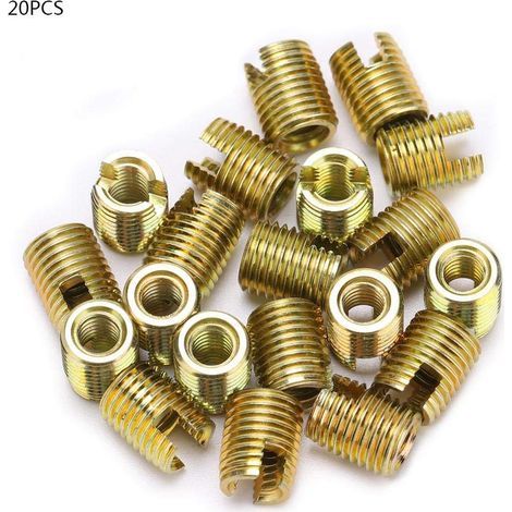 20pcs 302 kit de réparation de vis à insert de filetage autotaraudeur en acier au carbone(Inner M30.5 Outer M50.5) (1/5)