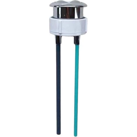 Ersatzknopf für Geberit Zweimengenspültoiletten, Chrom-Ausführung (38 mm) (1/4)