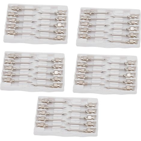 Aiguilles d'injection en acier inoxydable pour volailles et porcs, accessoires inclus, 16 x 20 mm / 0,6 x 0,8 po (1/5)
