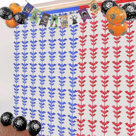 Décorations d'Halloween : rideaux suspendus, accessoires de décoration pour une fête d'horreur dans une maison hantée (1/5)