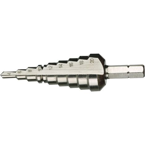 Wera 843 Stufenbohrer-Bit, 4-20 mm, 75 mm (1/4)