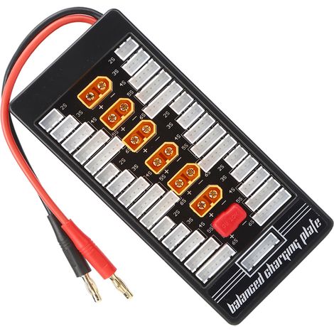 Connecteur XT60 4.0 Plaque de Distribution Parallèle pour Batterie LiPo RC, Noir (1/5)