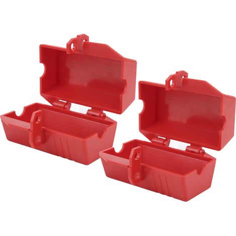 Ortviai EP-01M Cadenas de prise électrique industrielle en ABS 2 pièces pour 110V‑220V