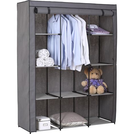 Garde-robe en tissu STEVEN (1/4)