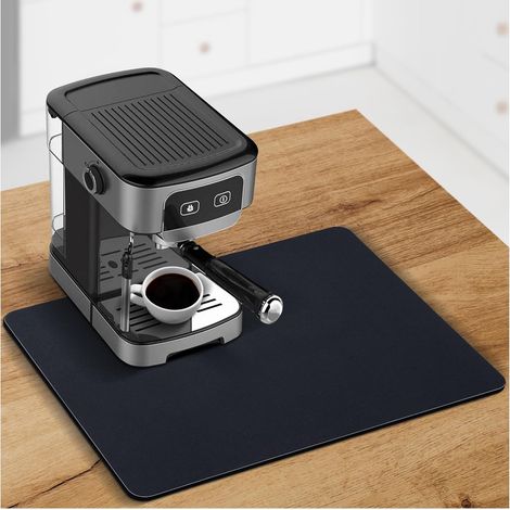 1 Tapis Machine Caffe, Absorbant, Antidérapant, Imperméable, Cuisine