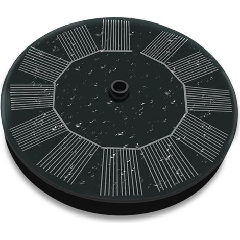 Fontaine Solaire Flottante pour Jardin Extérieur, Petit Modèle 13 Cm, Pompe Solaire Intégrée sans Électricité, Décoration Bassin et Bain D’oiseaux Écologique (1/5)