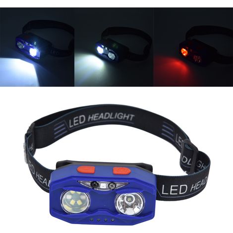 Hochleistungs-LED-Stirnlampe mit intelligentem Handbewegungssensor, wasserdichte Outdoor-Stirnlampe, geeignet für Jagd, Angeln und andere Outdoor-Aktivitäten. (1/5)