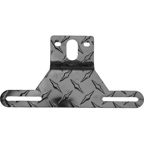 Support de support de lumière de plaque d'immatriculation de remorque avec trou de montage, alliage d'aluminium universel pour voiture RV camion (1/5)