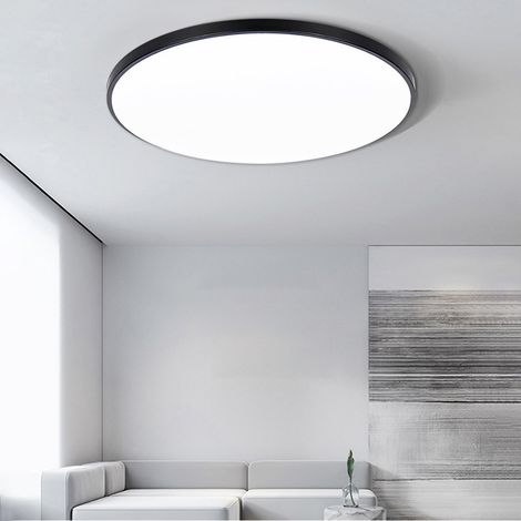 Plafonnier Led 12W 22CM Design Minimaliste Pour Chambre Salon Salle De Bain Cuisine Couloir (1/5)