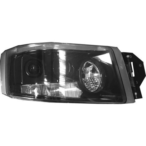PROIETTORE DESTRO ELETTRICO NERO (H7-H15-PY21W-W5W-TIPO HE) - RENAULT - Nuovo Premium - 7421554751