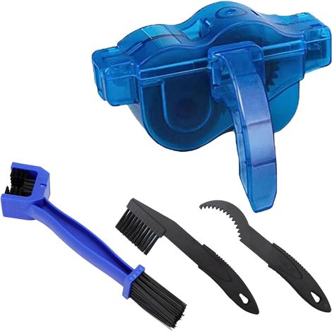 Kit 4 in 1 per la pulizia di catene e pignoni, con spazzola per la manutenzione di mountain bike e bici da strada. (1/5)