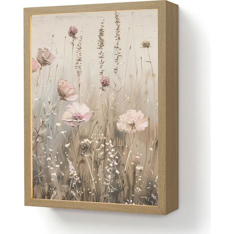 WALL LIGHT Flowers - Pink - Modern - Beige 30x40 cm (1/5)