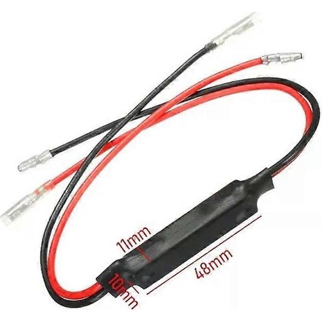 Pour 2/4 clignotants LED universels 12 V pour moto (résistance de réparation) - Problèmes de clignotement (pas de clignotement ou clignotement rapide) - Nouveau - JXLGV (1/4)
