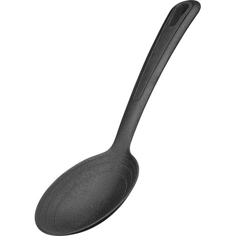 Cuillère à salade - Grande cuillère creuse - Échelle intérieure : 20, 40 + 60 ml - Plastique - Noir - 28642270 (1/5)