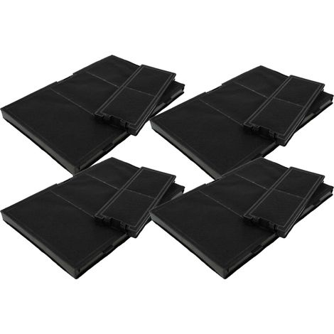 vhbw 8x Filter kompatibel mit Neff D95IHM1S0, D85IBE1S0B/01, D95IKP1S0, D95IHM1S0B/01, D95IHM1S0/01 Dunstabzugshauben - 8x Aktivkohlefilter
