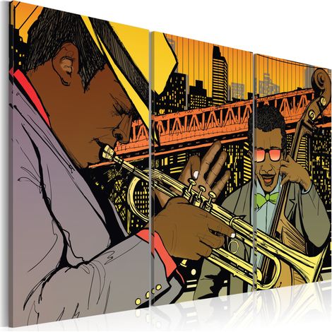 Quadro - Musicista jazz - 90x60 (1/4)