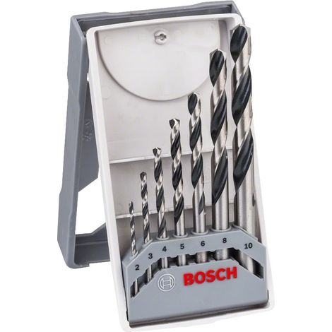 Coffret 7 forets métaux hélicoïdaux HSS POINTTEQ Mini X Line 2 à 8mm - Bosch Professional