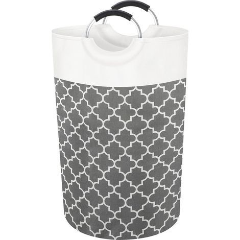 Paniers à Linge Pliable, 82L - (74x38x38cm) Laundry Hamper Basket Panier avec Anse, Sac à Linge Sale Tissu, Rangement Linge Sale Corbeille à Linge Portable, Trieur à Linge, Collecteur de Bouteilles (1/4)