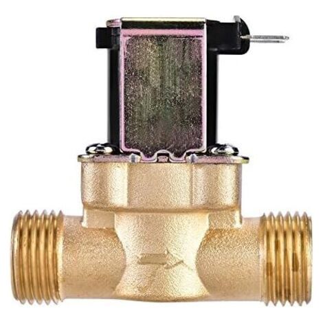 Électrovanne Brass 1/2" AC 220V N/C normalement fermée pour la commande d'eau (1/4)