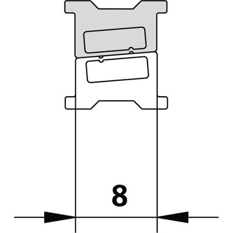 Kermi 6003988 4285 1x barre magnétique