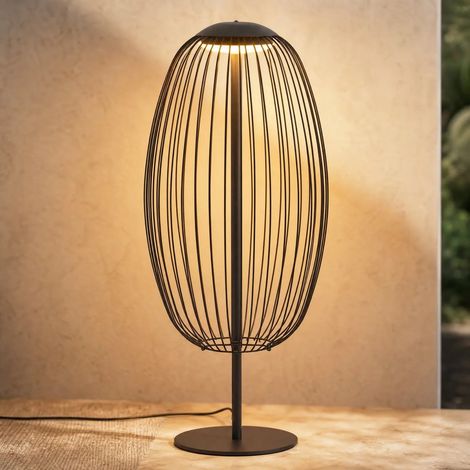 [NEUWERTIG] B-Ware Lucande Stehlampe Außenleuchte Led Leuchte Richi Schwarz Ip44