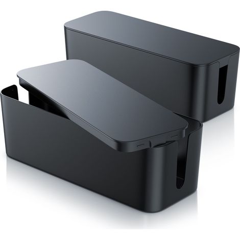 BEARWARE Kabelbox mit Gummifüßen - Kabelmanagement / dezente Optik / Ladebox (1/5)