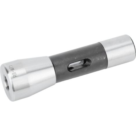 Adaptateur de broche réducteur à cône Morse R8 vers MT1 en acier allié pour tour (1/5)