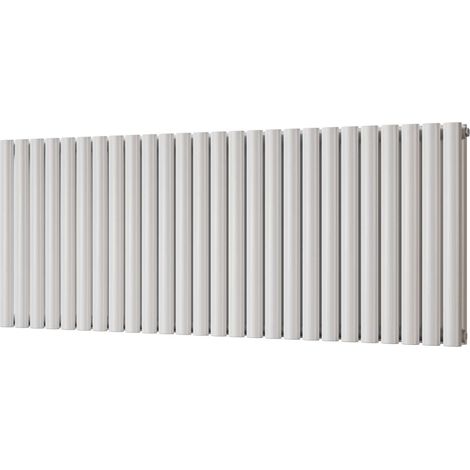 Omeara - White Horizontal Radiator H600mm x W1508mm Double Panel