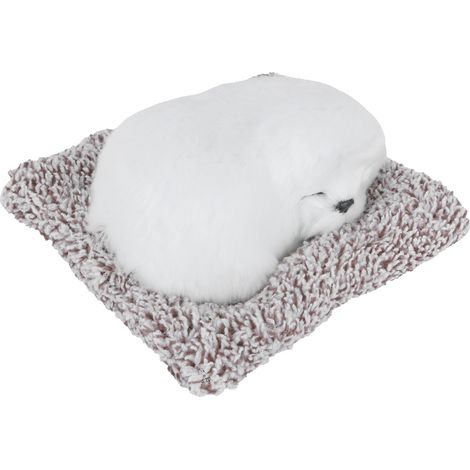Chaton ultra-réaliste en charbon actif, jouet éducatif pour enfants, décoration d'intérieur et cadeau d'anniversaire (17x17x12 cm)