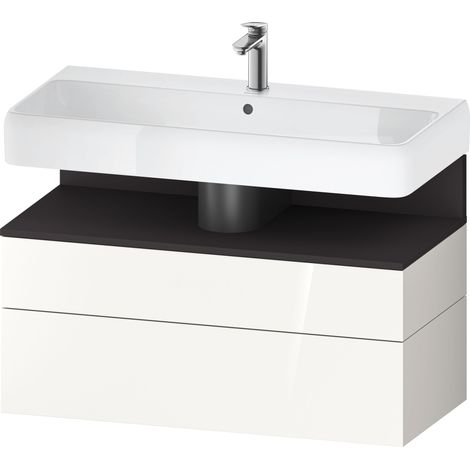 Duravit Collection One Meuble sous-lavabo, 1 tiroir et 1 tiroir, (1/2)