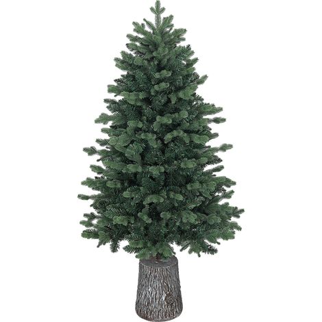 Albero di Natale Artificiale 150 cm 994 Rami Realistico Base in Resina Verde (1/5)