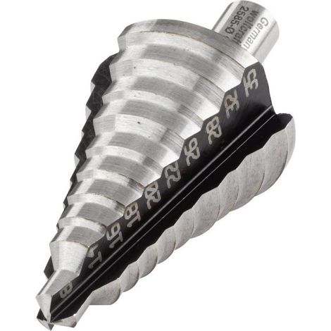 wolfcraft - Broca escalonada HSS (Desde 8 mm de diametro a 35 mm) - ref.2585000 (1/2)