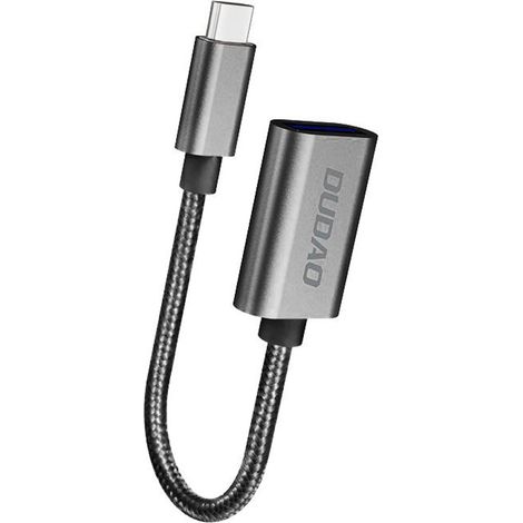 Adaptador Dudao L15T OTG USB-C - USB-A - Gris (1/5)