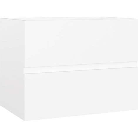 Maison Exclusive - Waschbeckenunterschrank Weiß 60x38,5x45 cm Hol