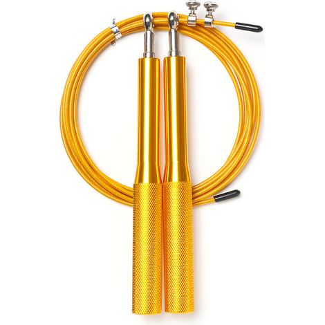 Corde À Sauter - Câble En Acier Renforcé - Roulements À Billes 360° - Pour Maison Et Gymnase - Longueur Réglable (1/5)
