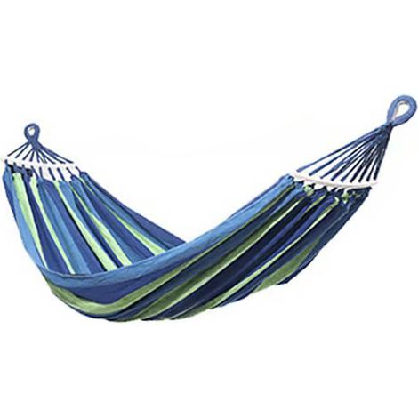Hamac en toile pour intérieur et extérieur une place barre d (1/5)