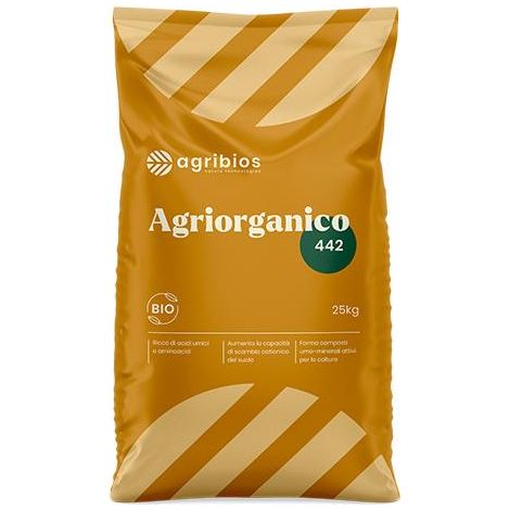Concime organico granulare con proteine idrolizzate ed amminoacidi (Agriorganico 4-4-2 + C) (25 kg)